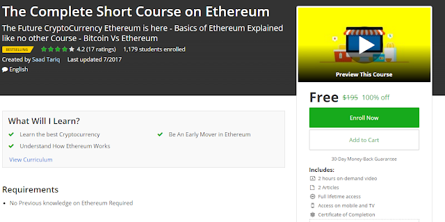  (BestSelling) The Complete Short Course on #Ethereum