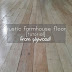 DIY: Farmhouse Wide Plank Floor Made from Plywood