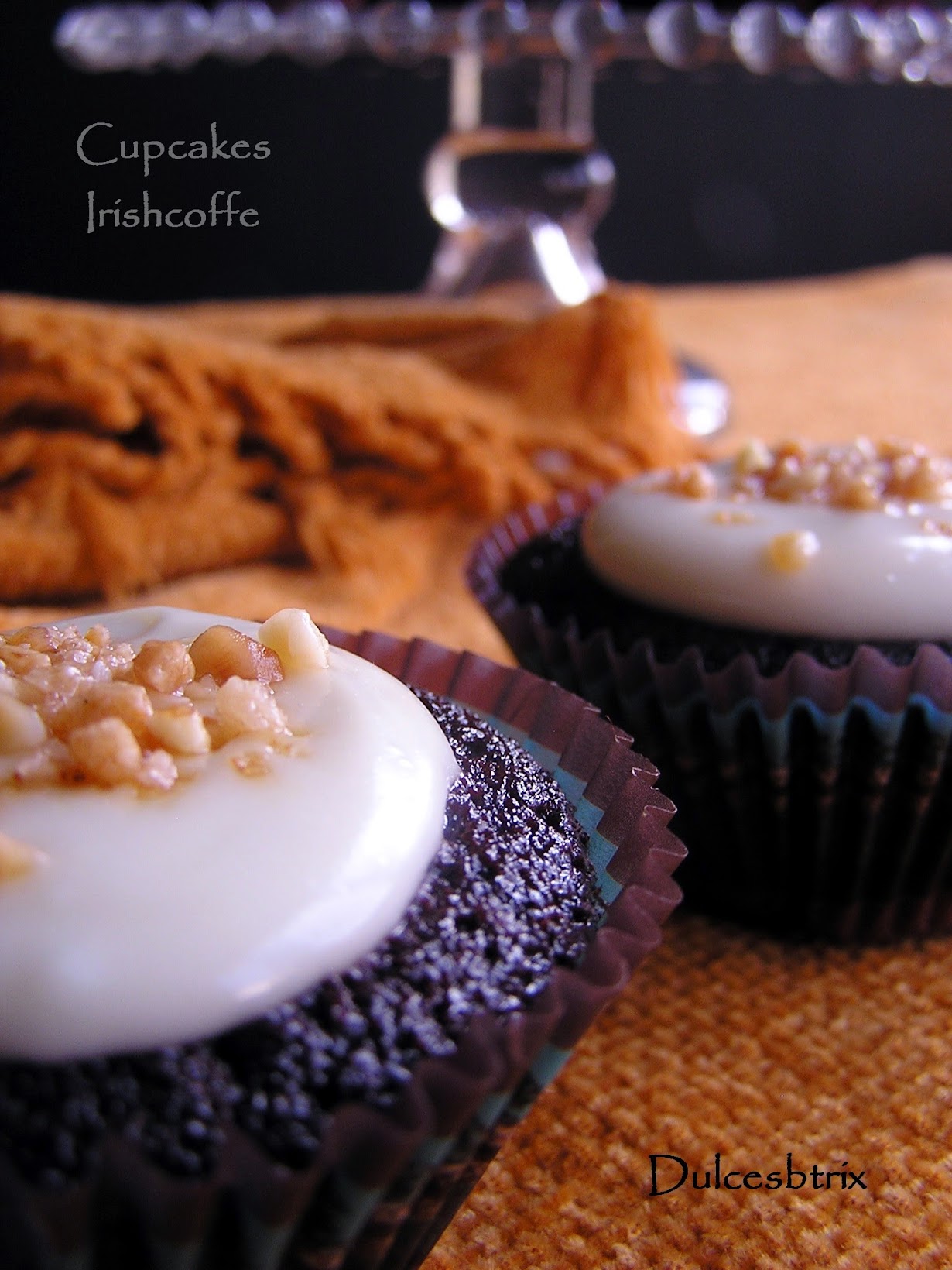 Cupcakes de café irlandes