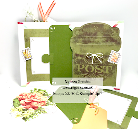 Mini Album From Stampin' Up! FREE Card Kit Precious Parcel Nigezza Creates