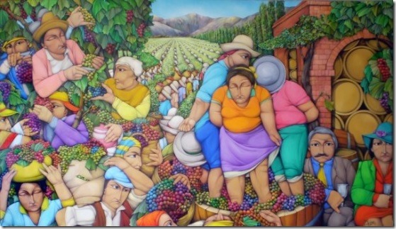 La vendimia-Pablo-Solari-ENKAUSTIKOS