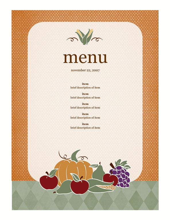 Download Kumpulan Template Menu makanan Word - Deqwan1 Blog