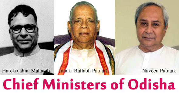 List of Chief Ministers of Odisha from 1947 to 2021