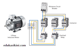 Rangkaian Kontaktor Magnet Star Delta Manual : muhamad ...