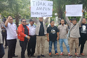 MPN, PWI, IJTI, & AJI Lakukan Aksi Solidaritas Damai