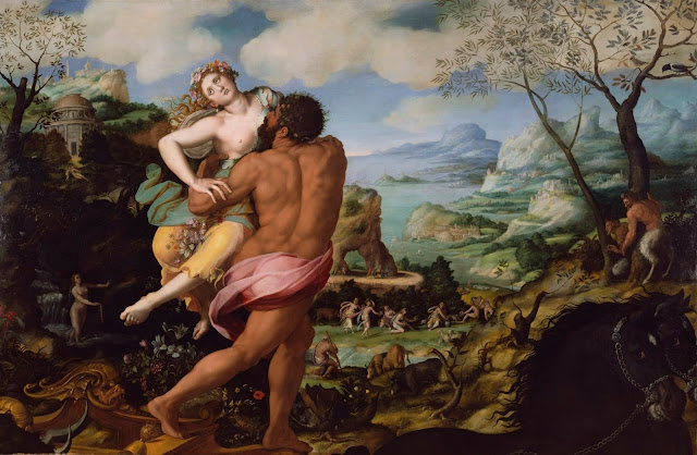 Похищение Персефоны, картина Алессандро Аллори, 1570 г.