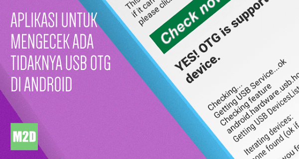 Aplikasi Cek USB OTG Android