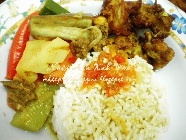 Diary Ummi Hafiey: Nasi Ala2 Kak Wok