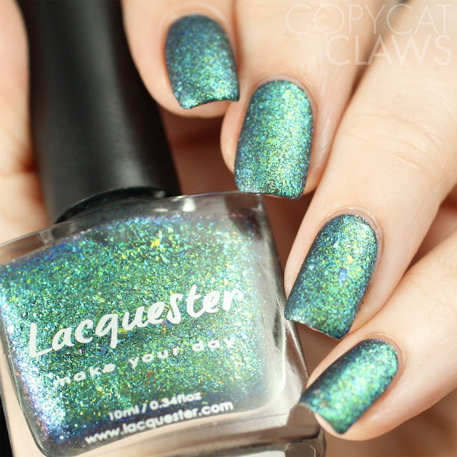 Lacquester Cornflakes Northern Lights Swatch Matte