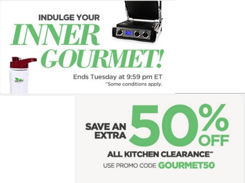 The Shopping Channel Extra 50% Off Kitchen Clearance Promo Code