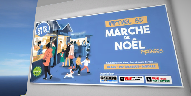 Marché de Noël virtuel 3D des Pyrénées 2020