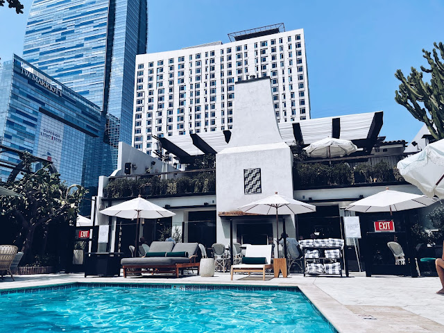 Hotel Figueroa Pool Los Angeles