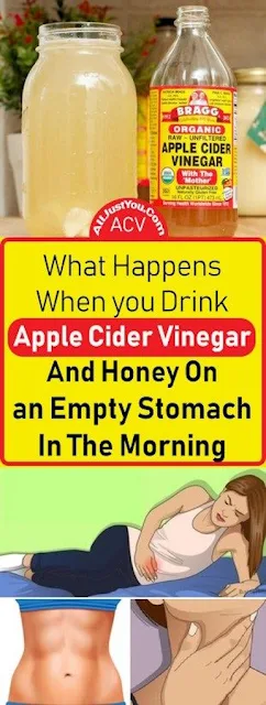 What Happens When You Drink Apple Cider Vinegar, & Honey On An Empty Stomach, In The Morning