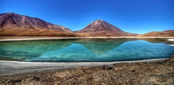 Colourful Lakes on Earth