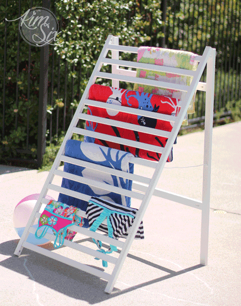 Drying rack from crib side