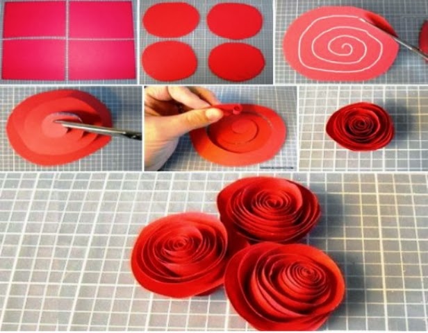  Cara  Membuat Bunga  Mawar Cantik Dari  KertasKreasi dan  