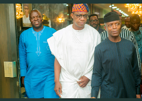 Governor Dapo Abiodun Visits Vice President, Osinbajo - Photos