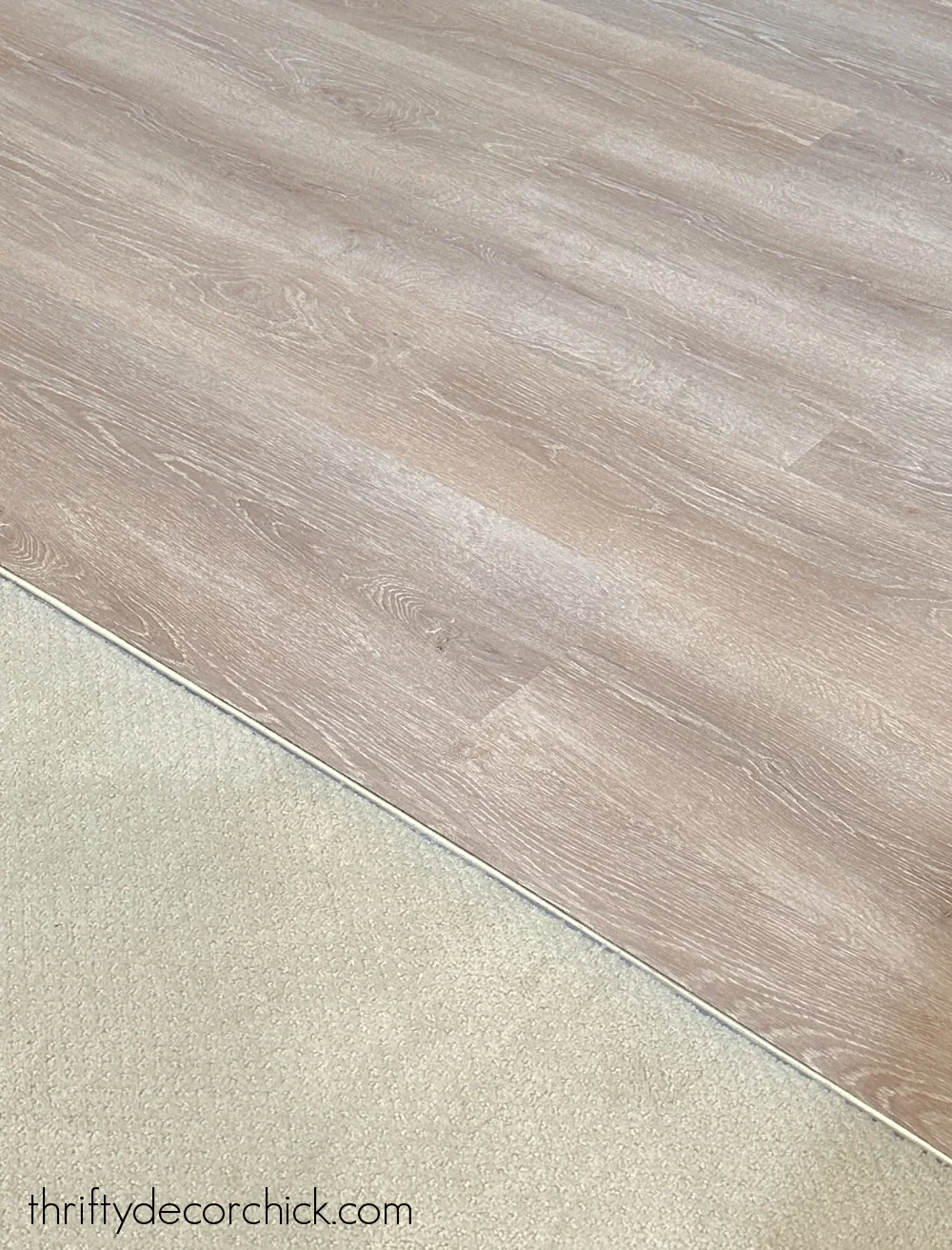 carpet and LVP flooring transition