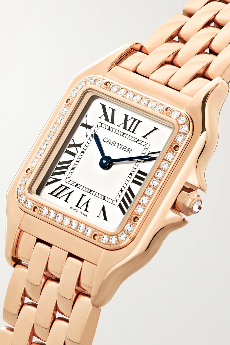 CARTIER Panthère de Cartier Medium 27mm 18-karat Pink Gold and Diamond Watch