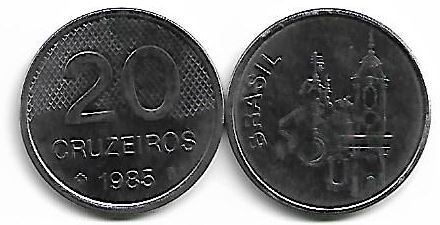 Moeda de 20 Cruzeiros, 1985