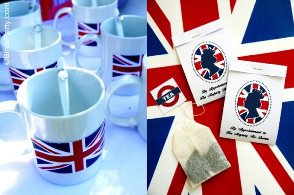 A British Inspired London UK  Party  with Printables Party  