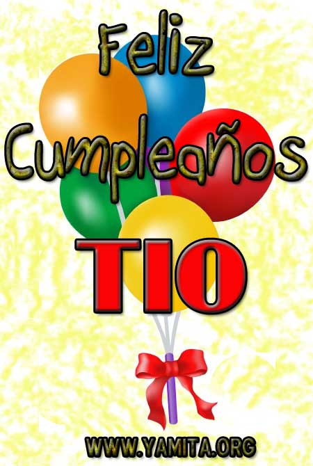 Feliz Cumpleaños Tio I