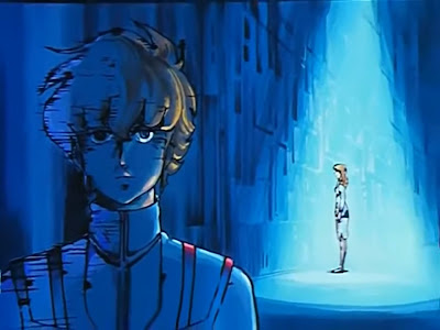 Diverging paths: Hikaru and Misa just barely miss each other. Amazingly, this scene is even better in Robotech.
