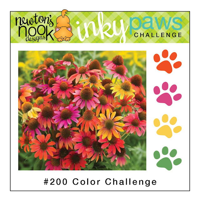 Newton's Nook Designs Inky Paws Challenge - Color Challenge