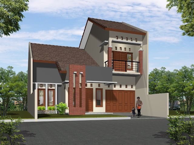 Rumah Type minimalis Dengan Bata expose