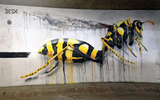 Wasp Roma 2015Graffiti Street Art by DesX