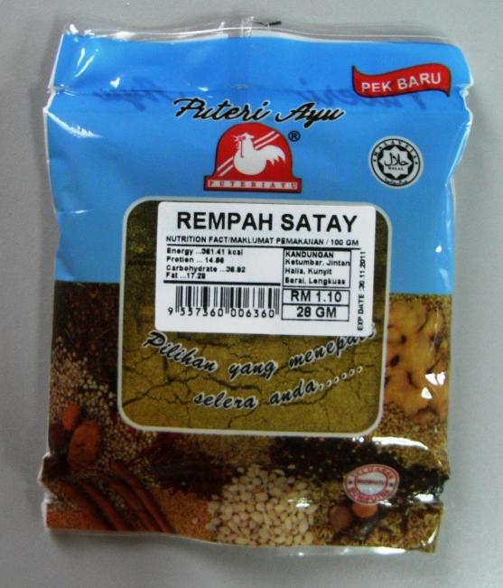 Puteri ayu: Rempah Satay