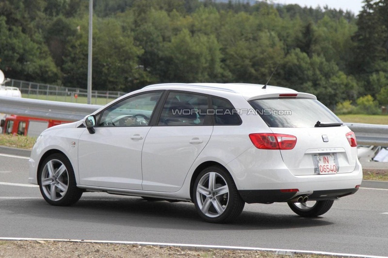 2012 Seat Ibiza ST FR Spy Rear View Caught undisguised near the N rburgring