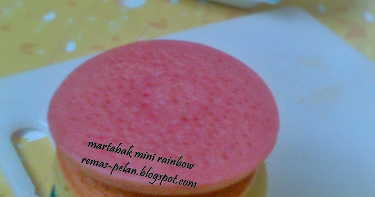  REsep  MASakan PEmuLA Nusantara martabak  mini  rainbow 