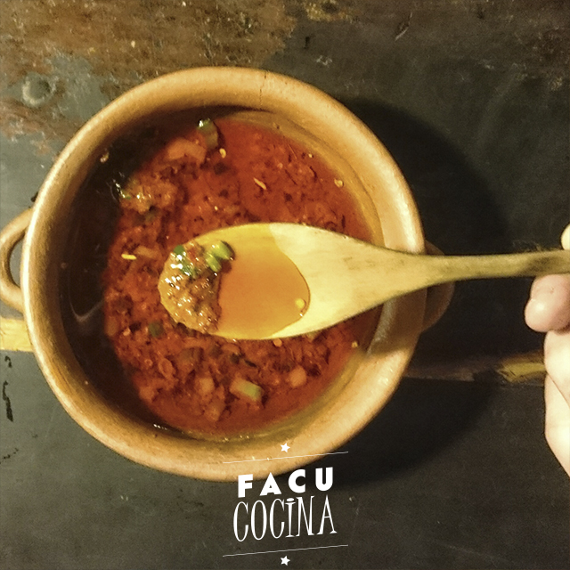 salsa picante para el locro