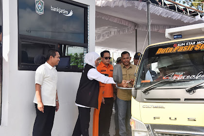 Gubernur Jatim Cek Tap-in e-Pajak Pasir di Stockpile Terpadu Lumajang