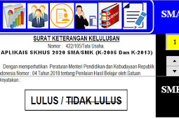 Download Cetak SKHUN Sementara untuk SMA, MA dan SMK