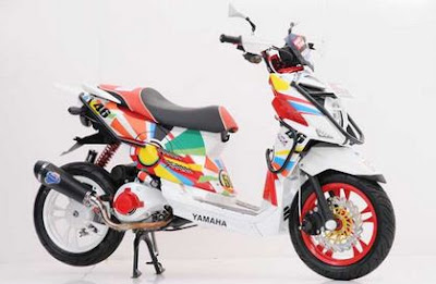 Modif Motor Matic Jadi Trail 