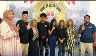 Razia Penginapan, Saptpol Amankan 4 Remaja diduga Terlibat Praktik Prostitusi Online