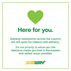 Friendly Reminder from SUBWAY