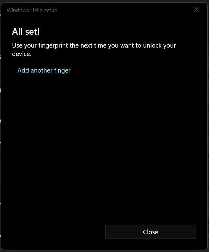 How To Setup Windows Hello Fingerprint Option In Windows