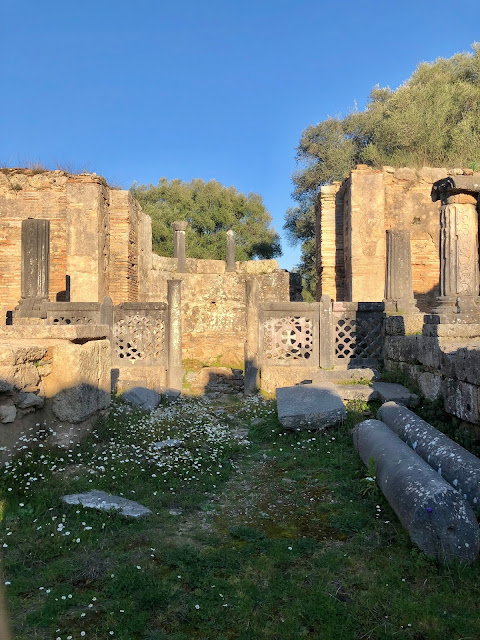 Αποκαθίσταται το Εργαστήριο του Φειδία - Παλαιοχριστιανική Βασιλική Ολυμπίας