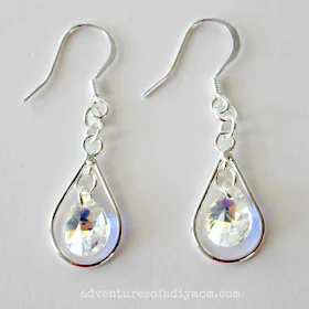 diy teardrop earrings