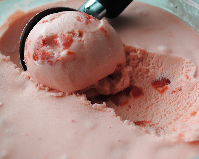 coconut cherry ice cream