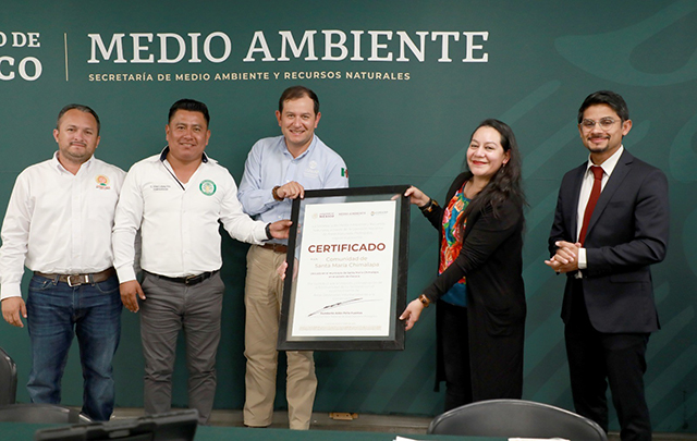 Entregan certificados de ADVC a la comunidad de Santa María Chimalapa, Oaxaca