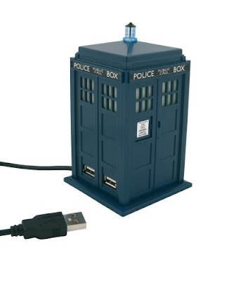 Tardis Doctor Who USB hub fan cheap Christmas gifts inexpensive holiday gift affordable