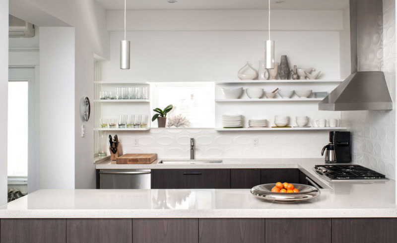 the case for open shelving,cleaning,dust,kitchen design,