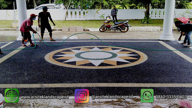 jasa tukang batu sikat serang jasa pemasangan lantai carport batu sikat di serang