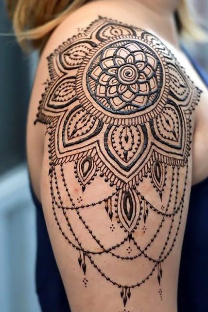 Shoulder Mehndi Design Shoulder Mehndi Design