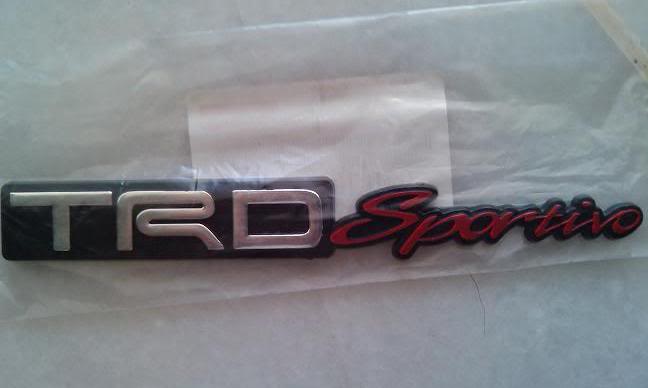 TRD Emblem's Online Shop: TRD Emblem ABS Sticker