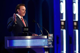 Richard Childress speaks during the NASCAR Hall of Fame Class of 2017 Induction Ceremony.  (Photo by Jared C. Tilton/Getty Images)